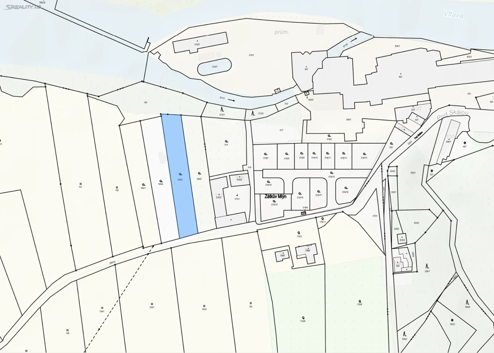 Prodej pozemku 1.949 m², Boršov nad Vltavou, Jihočeský kraj Prodej pozemku 1.949 m², Boršov nad Vltavou, Jihočeský kraj