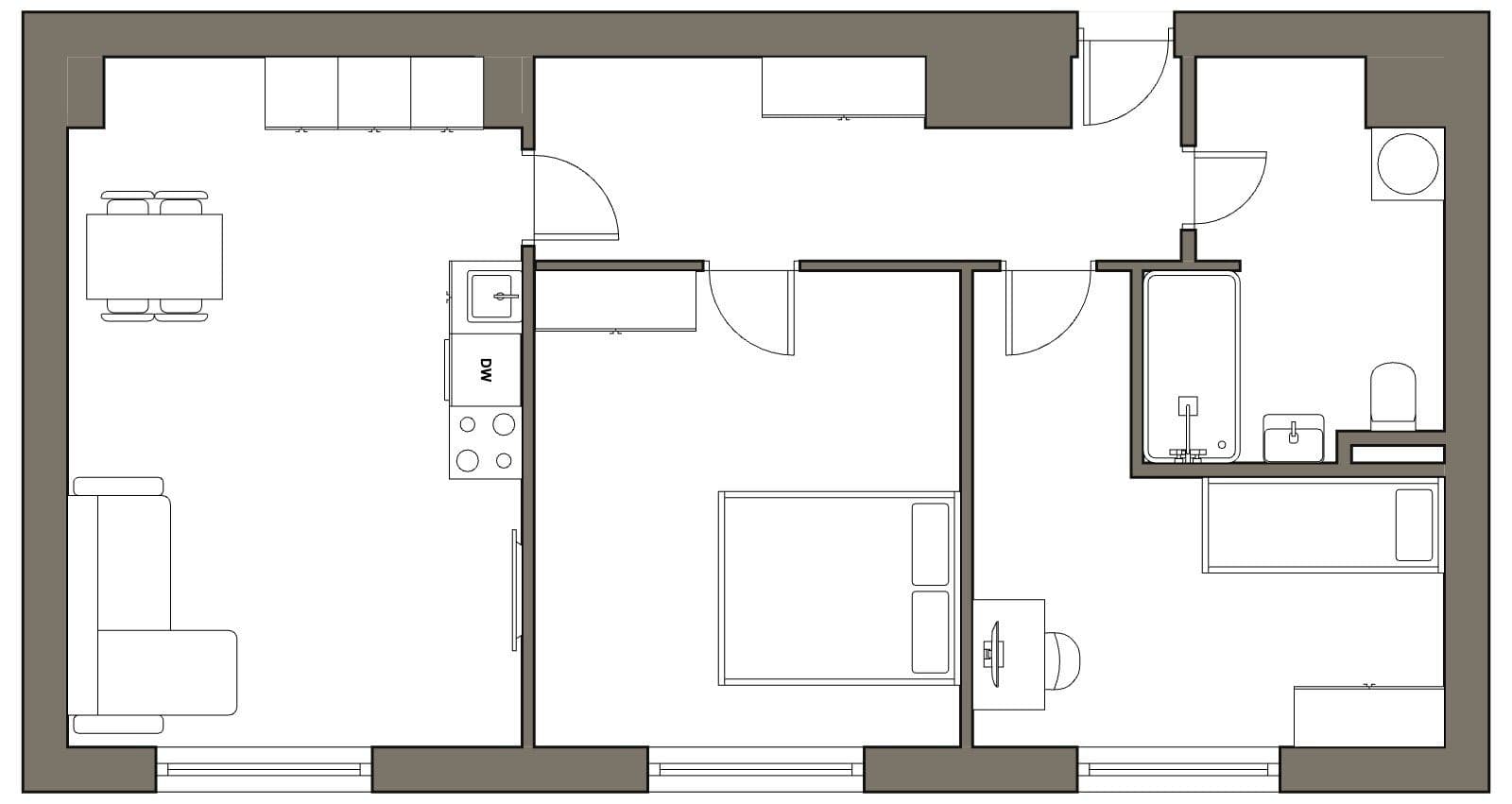 Prodej bytu 3+kk 63 m², Oblouková, Praha, Praha Prodej bytu 3+kk 63 m², Oblouková, Praha, Praha