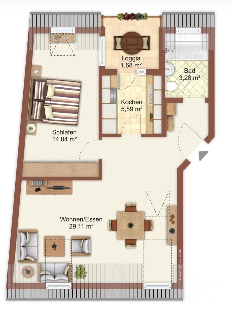 Prodej bytu 2+1 54 m², Admiral-Scheer-Str. 11, Mainz-Kastel, Hessen Prodej bytu 2+1 54 m², Admiral-Scheer-Str. 11, Mainz-Kastel, Hessen