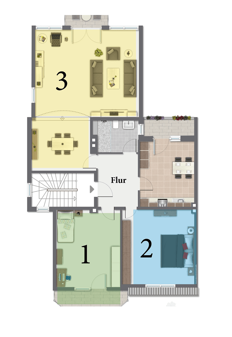 Pronájem bytu 140 m², Hanau, Hessen Pronájem bytu 140 m², Hanau, Hessen
