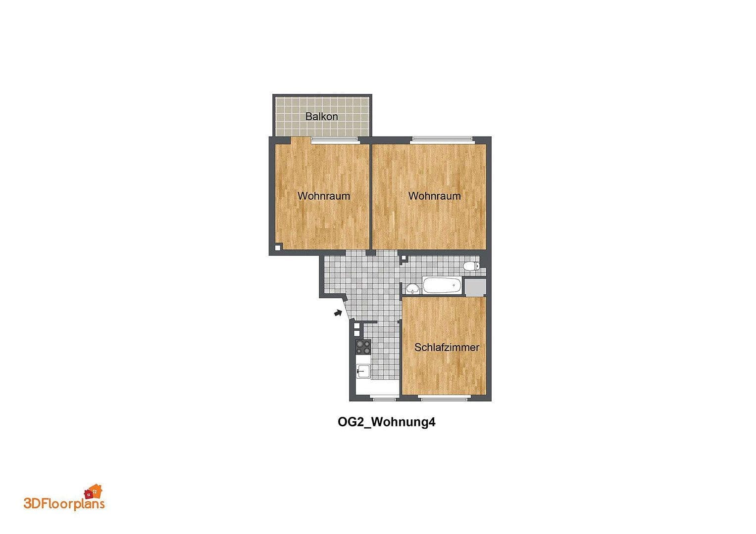 Pronájem bytu 3+kk 73 m², Hermannshöhe 24, Bochum, Severní Porýní-Vestfálsko Pronájem bytu 3+kk 73 m², Hermannshöhe 24, Bochum, Severní Porýní-Vestfálsko