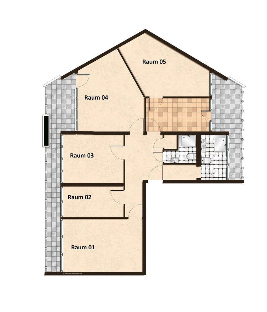 Pronájem bytu 17 m², Ziegeleiweg 14, Köln, Severní Porýní-Vestfálsko Pronájem bytu 17 m², Ziegeleiweg 14, Köln, Severní Porýní-Vestfálsko
