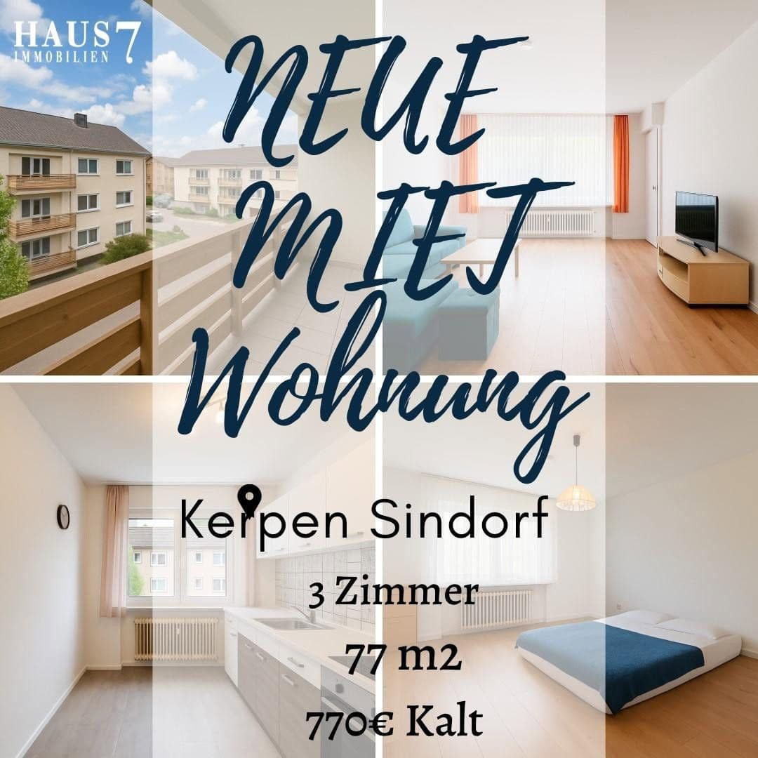 Pronájem bytu 3+1 77 m², Kerpen, Severní Porýní-Vestfálsko Pronájem bytu 3+1 77 m², Kerpen, Severní Porýní-Vestfálsko