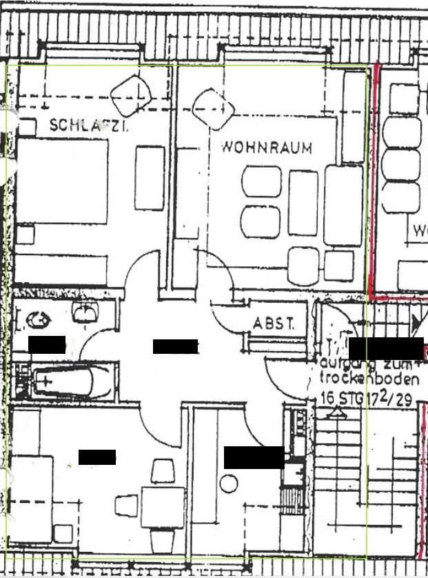 Pronájem bytu 3+kk 73 m², Von-Ossietzky-Ring 15, Essen, Severní Porýní-Vestfálsko Pronájem bytu 3+kk 73 m², Von-Ossietzky-Ring 15, Essen, Severní Porýní-Vestfálsko