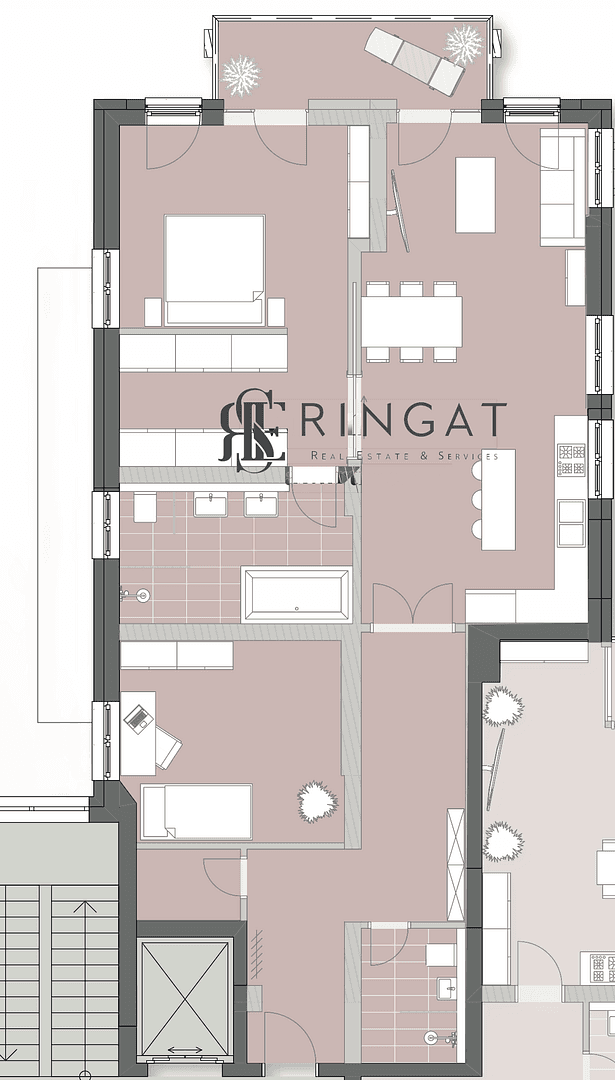 Pronájem bytu 3+kk 114 m², Frankfurt am Main, Hessen Pronájem bytu 3+kk 114 m², Frankfurt am Main, Hessen