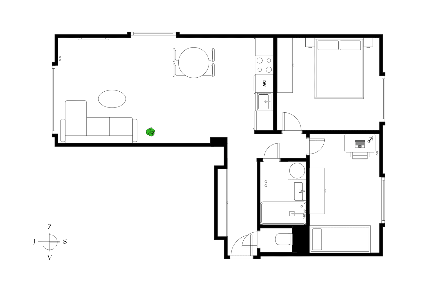 Prodej bytu 3+kk 55 m², Hodonínská, Praha, Praha Prodej bytu 3+kk 55 m², Hodonínská, Praha, Praha