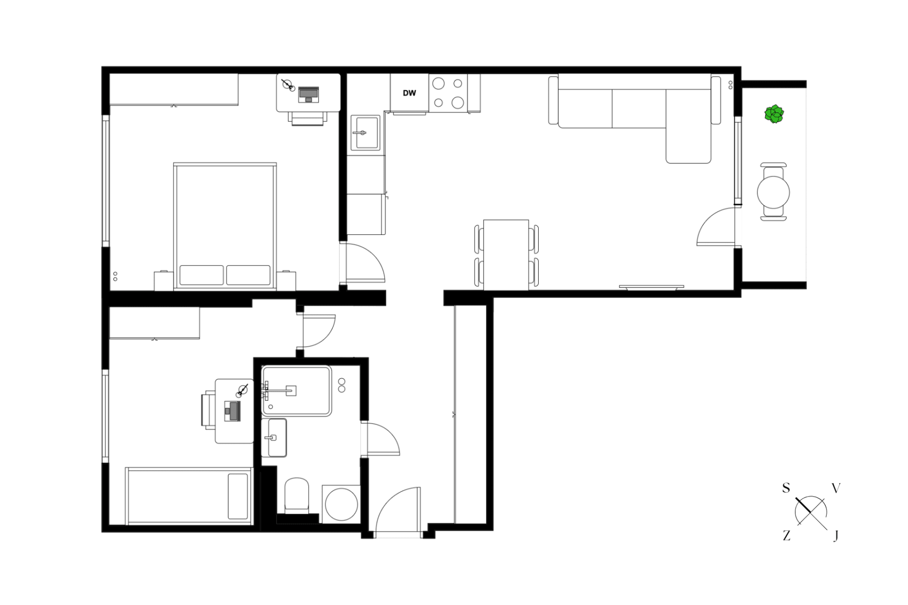 Prodej bytu 3+kk 57 m², K Lučinám, Praha, Praha Prodej bytu 3+kk 57 m², K Lučinám, Praha, Praha