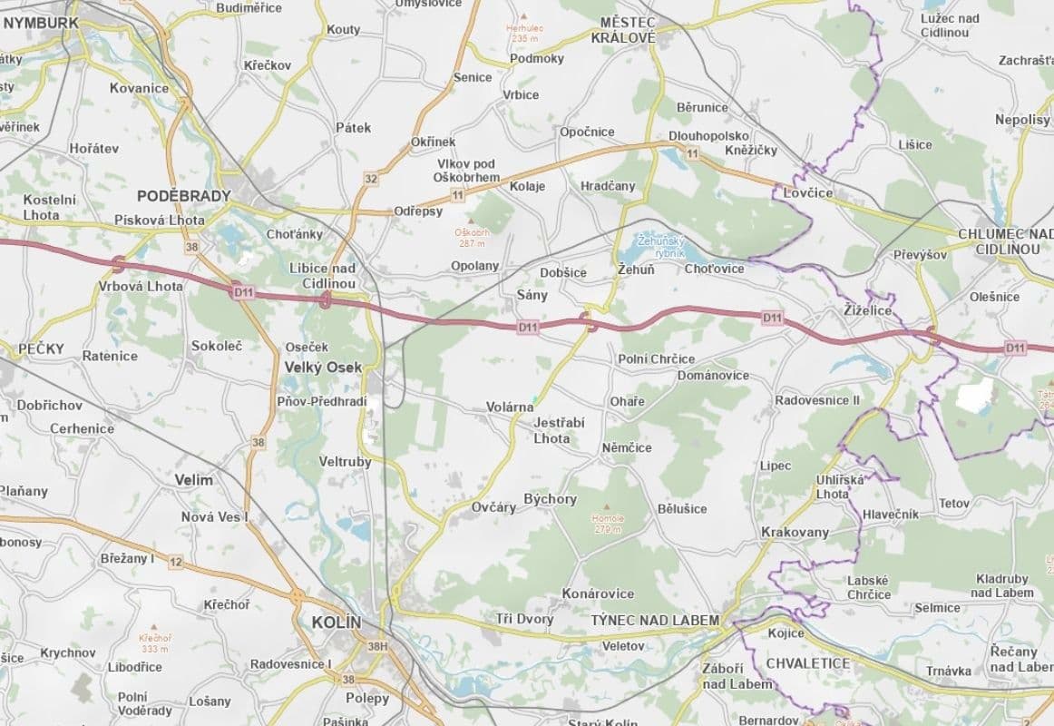 Prodej pozemku 2.561 m², Jestřabí Lhota, Středočeský kraj Prodej pozemku 2.561 m², Jestřabí Lhota, Středočeský kraj
