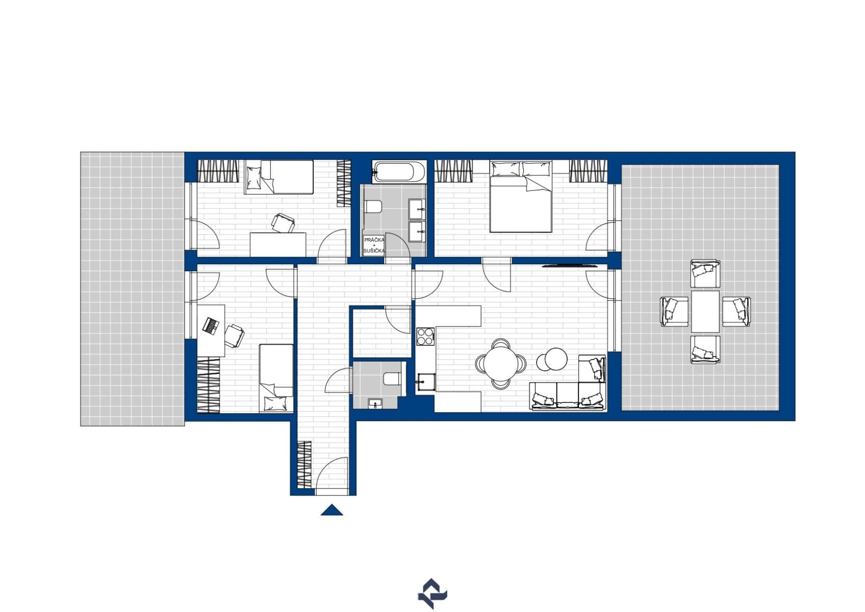 Prodej bytu 4+kk 146 m², Hornoměcholupská, Praha, Praha Prodej bytu 4+kk 146 m², Hornoměcholupská, Praha, Praha