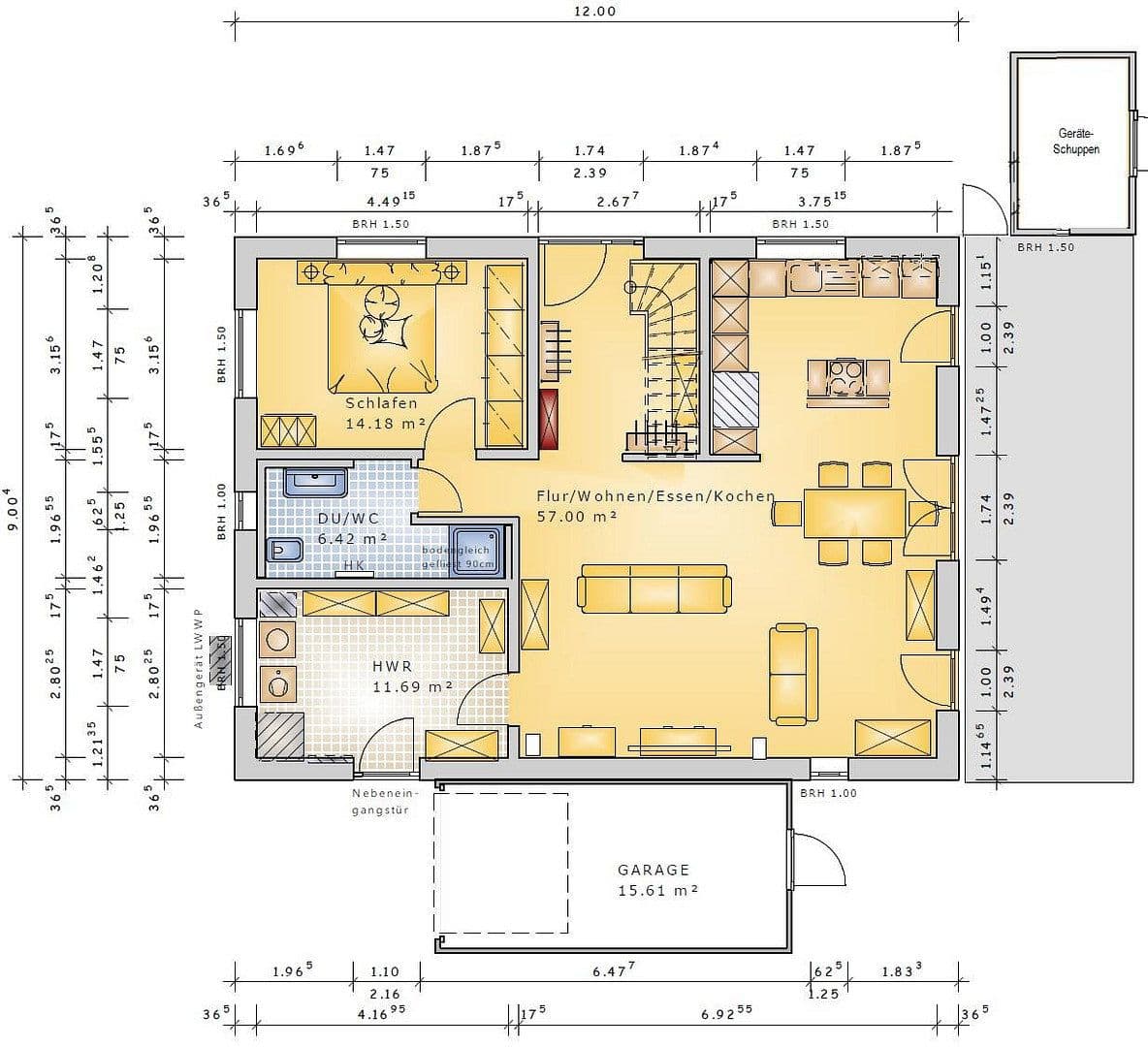 Prodej domu 158 m², pozemek 465 m², Hünxe, Severní Porýní-Vestfálsko Prodej domu 158 m², pozemek 465 m², Hünxe, Severní Porýní-Vestfálsko