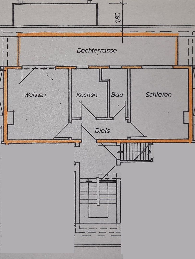 Pronájem bytu 2+kk 51 m², Hebbelstr. 26, Hattingen, Severní Porýní-Vestfálsko Pronájem bytu 2+kk 51 m², Hebbelstr. 26, Hattingen, Severní Porýní-Vestfálsko