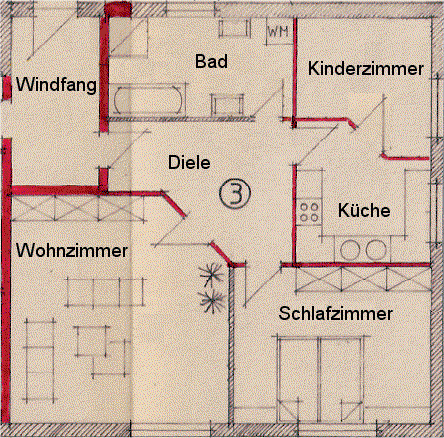 Pronájem bytu 3+1 82 m², Hammelburg, Bavorsko Pronájem bytu 3+1 82 m², Hammelburg, Bavorsko