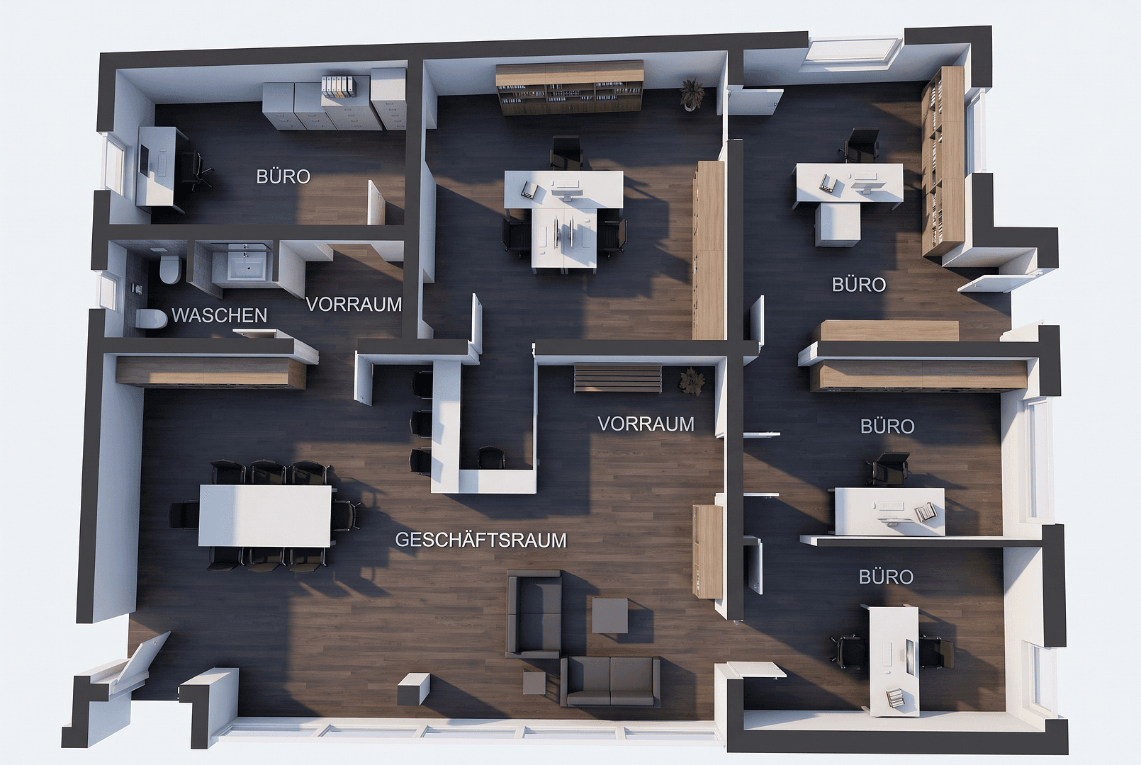 Pronájem kanceláře 128 m², Plankstadt, Bádensko-Württembersko Pronájem kanceláře 128 m², Plankstadt, Bádensko-Württembersko