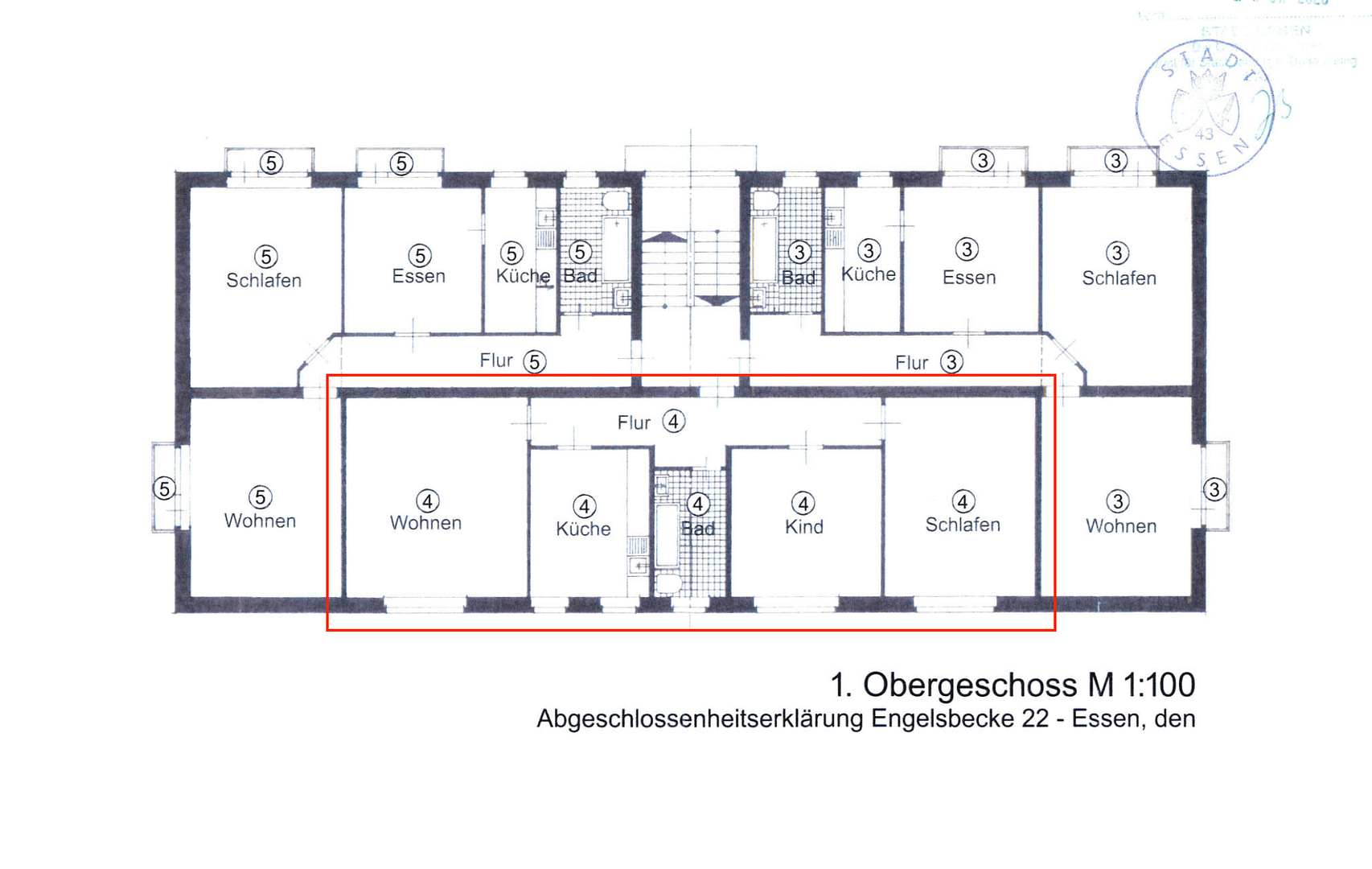 Prodej bytu 3+1 82 m², Engelsbecke 22, Essen, Severní Porýní-Vestfálsko Prodej bytu 3+1 82 m², Engelsbecke 22, Essen, Severní Porýní-Vestfálsko