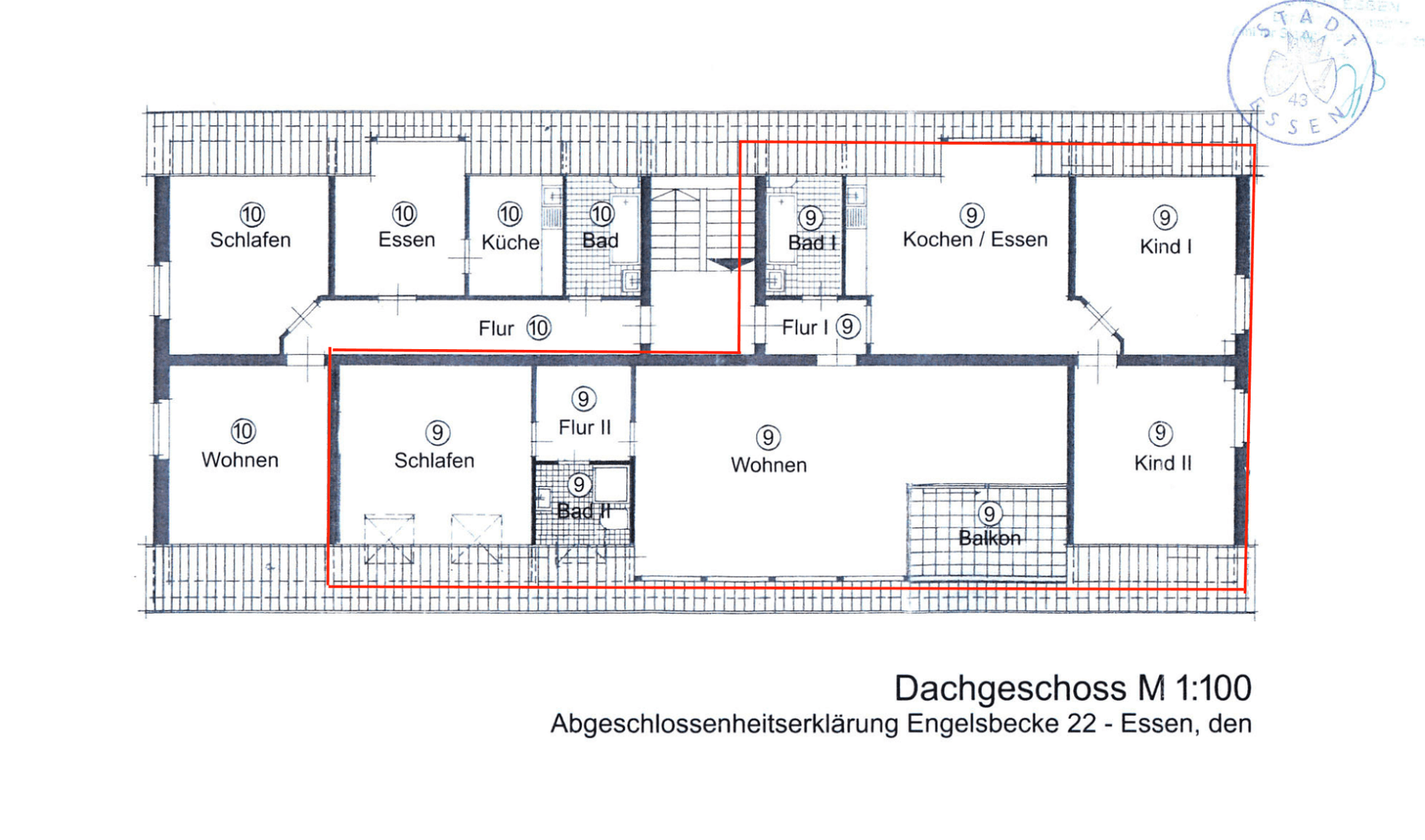 Prodej bytu 4+1 127 m², Engelsbecke 22, Essen, Severní Porýní-Vestfálsko Prodej bytu 4+1 127 m², Engelsbecke 22, Essen, Severní Porýní-Vestfálsko