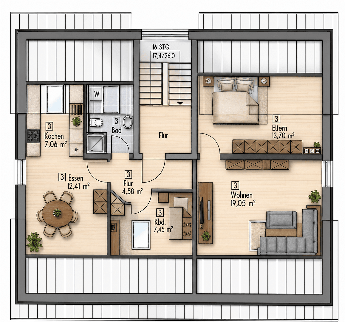 Prodej bytu 4+1 70 m², Ergoldsbach, Bavorsko Prodej bytu 4+1 70 m², Ergoldsbach, Bavorsko