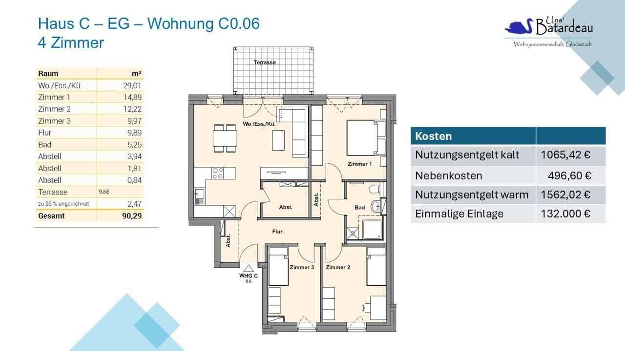 Prodej bytu 4+1 90 m², Glückstadt, Šlesvicko-Holštýnsko Prodej bytu 4+1 90 m², Glückstadt, Šlesvicko-Holštýnsko