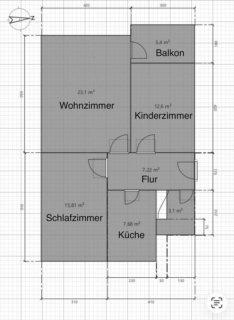 Prodej bytu 3+1 70 m², Salzgitter, Dolní Sasko Prodej bytu 3+1 70 m², Salzgitter, Dolní Sasko
