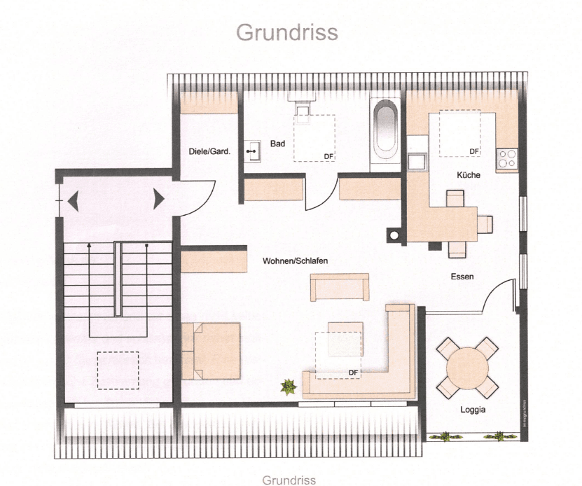Pronájem bytu 1+1 43 m², Ziegelgasse 6, Leipheim, Bavorsko Pronájem bytu 1+1 43 m², Ziegelgasse 6, Leipheim, Bavorsko