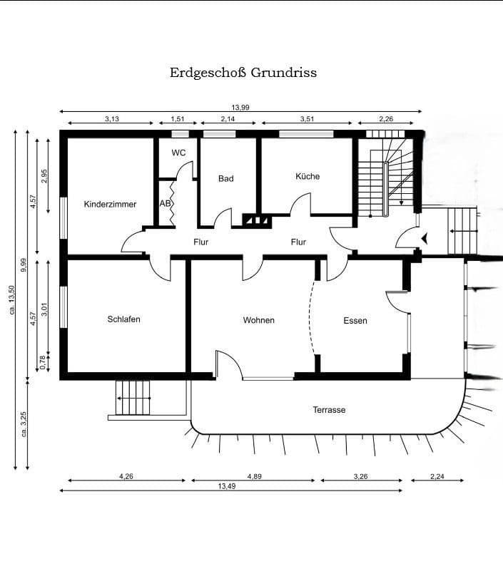 Pronájem bytu 4+1 104 m², Fronhausen, Hessen Pronájem bytu 4+1 104 m², Fronhausen, Hessen