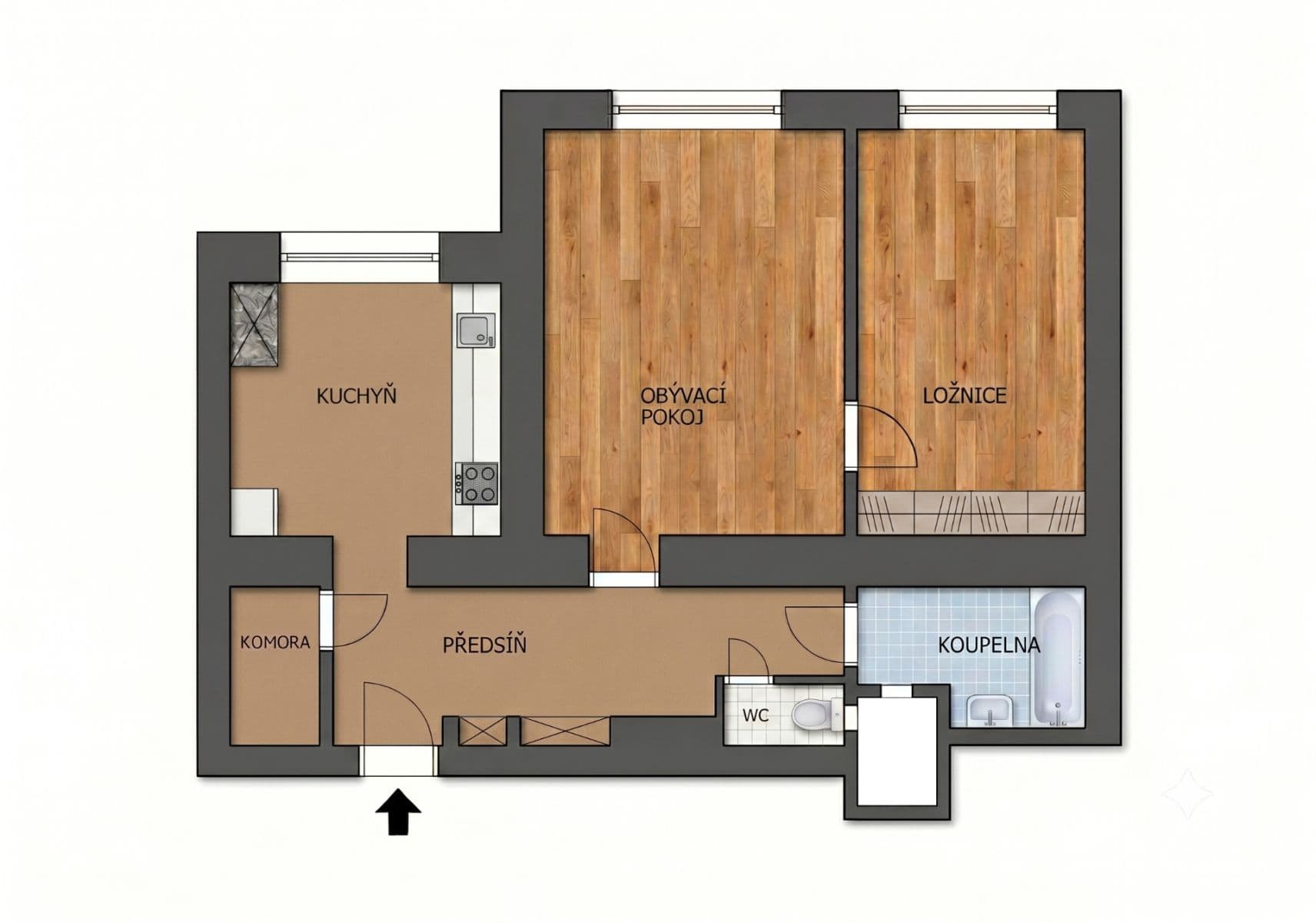 Prodej bytu 2+1 72 m², Rumunská, Praha, Praha Prodej bytu 2+1 72 m², Rumunská, Praha, Praha