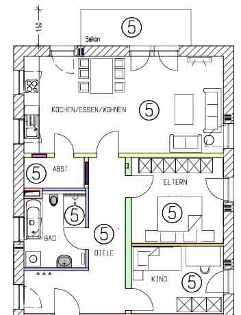 Pronájem bytu 3+kk 85 m², Schöplergasse 24, Landshut, Bavorsko Pronájem bytu 3+kk 85 m², Schöplergasse 24, Landshut, Bavorsko