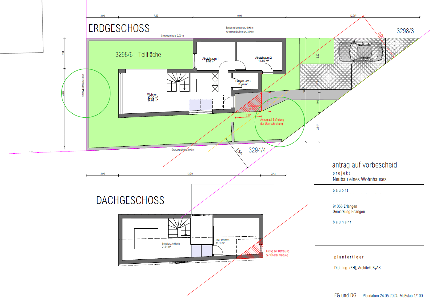 Prodej pozemku 267 m², Erlenfeld, Alterlangen, Bavorsko Prodej pozemku 267 m², Erlenfeld, Alterlangen, Bavorsko