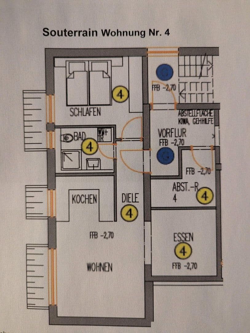 Pronájem bytu 2+kk 52 m², Mörikestraße, Ebersbach an der Fils, Bádensko-Württembersko Pronájem bytu 2+kk 52 m², Mörikestraße, Ebersbach an der Fils, Bádensko-Württembersko