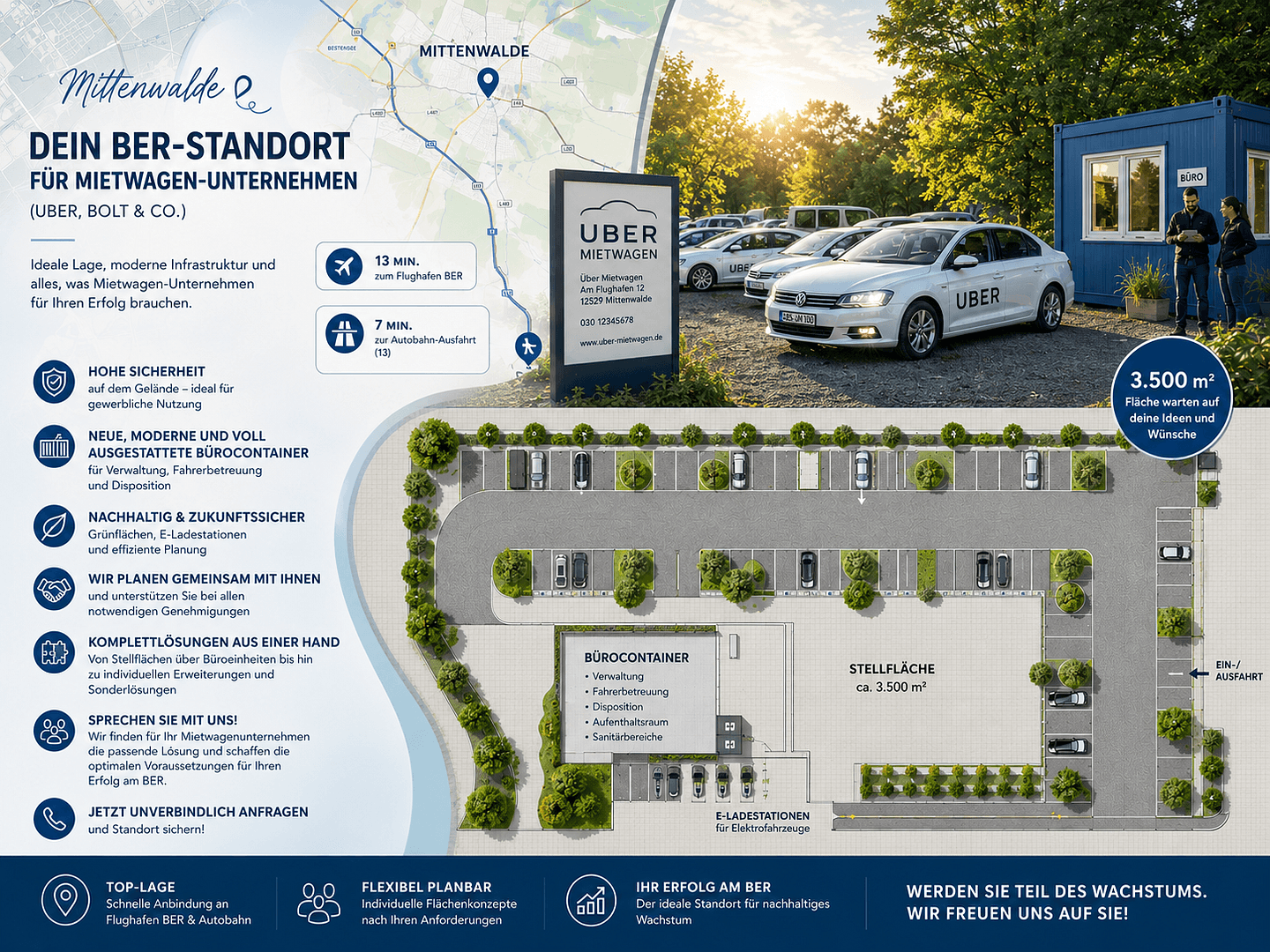 Pronájem pozemku 3.500 m², Mittenwalde, Braniborsko Pronájem pozemku 3.500 m², Mittenwalde, Braniborsko