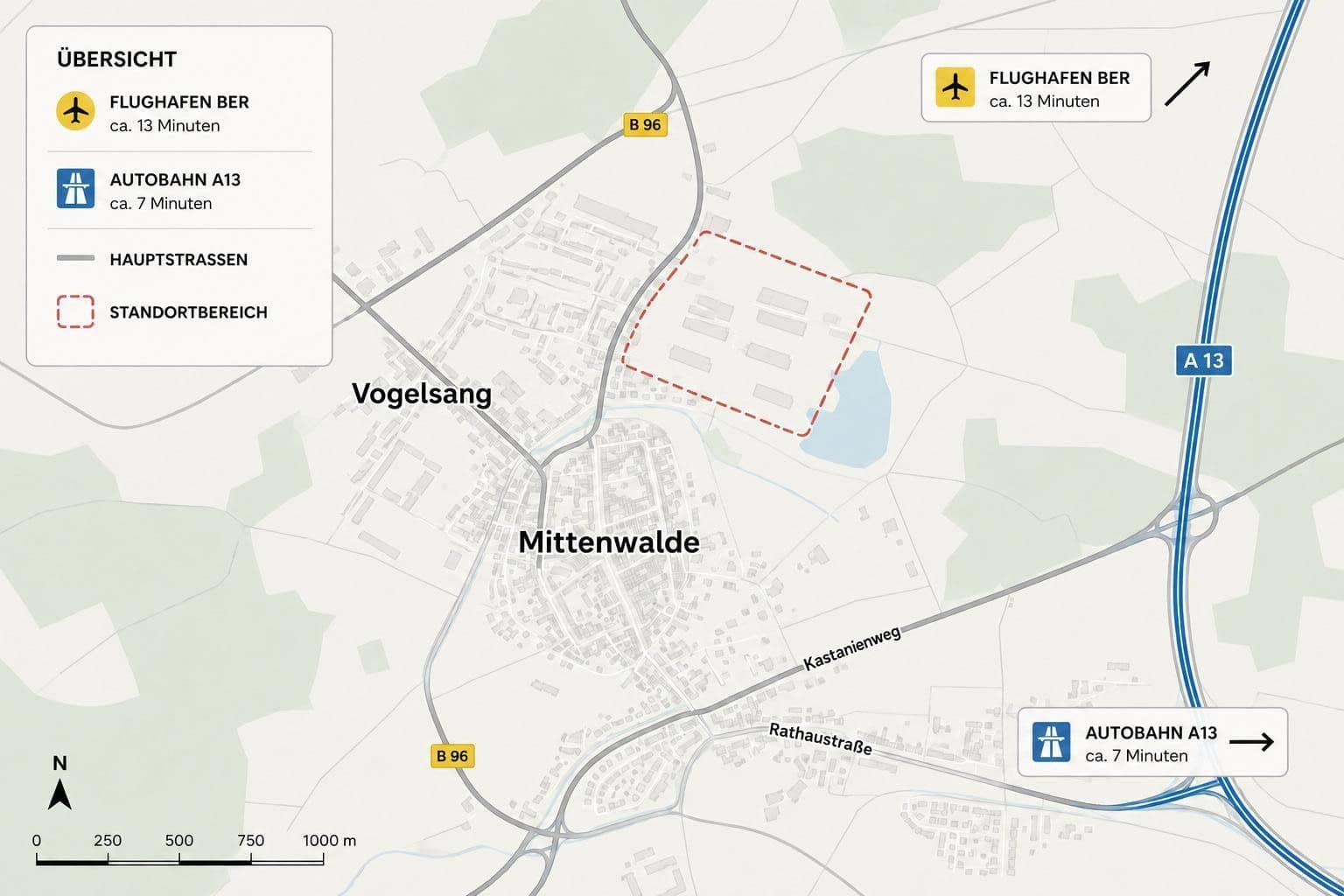Pronájem pozemku 6.000 m², Mittenwalde, Braniborsko Pronájem pozemku 6.000 m², Mittenwalde, Braniborsko