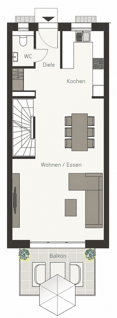 Pronájem domu 136 m², pozemek 144 m², Steinenbronner Straße 31/1, Sindelfingen, Bádensko-Württembersko Pronájem domu 136 m², pozemek 144 m², Steinenbronner Straße 31/1, Sindelfingen, Bádensko-Württembersko