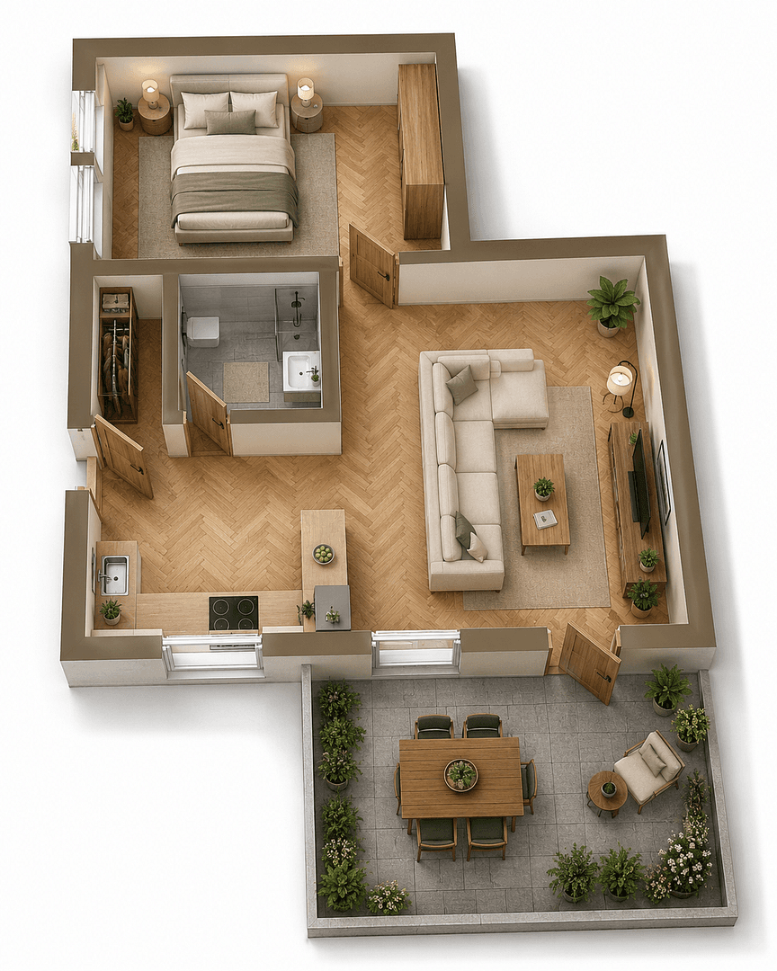 Pronájem bytu 2+1 54 m², Fronbergstraße 4, Kirchheim am Neckar, Bádensko-Württembersko Pronájem bytu 2+1 54 m², Fronbergstraße 4, Kirchheim am Neckar, Bádensko-Württembersko