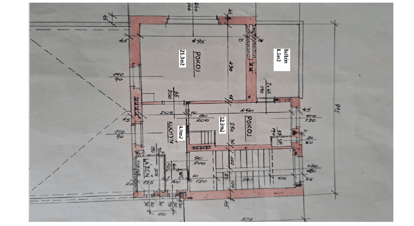 Pronájem bytu 2+1 44 m², Nad Lesem, Praha, Praha Pronájem bytu 2+1 44 m², Nad Lesem, Praha, Praha