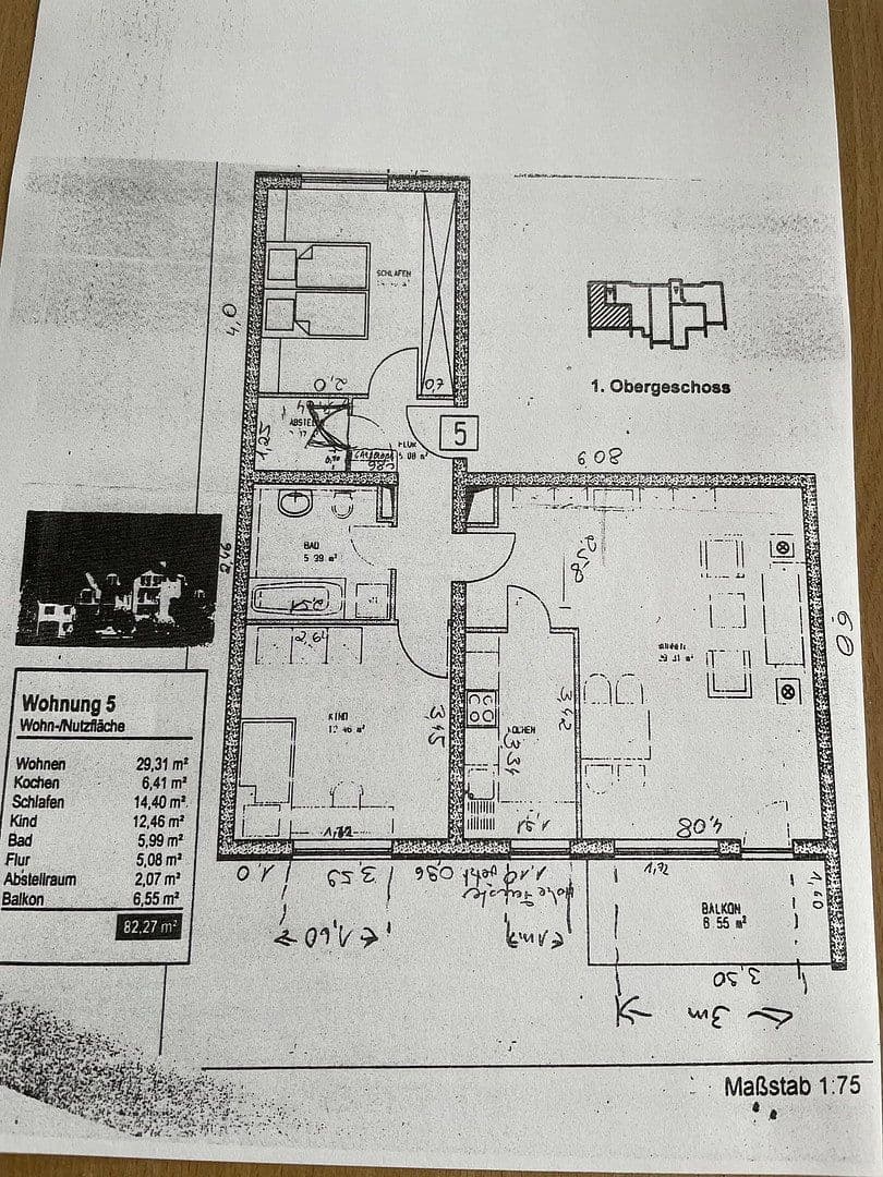 Pronájem bytu 3+1 76 m², Bensheim, Hessen Pronájem bytu 3+1 76 m², Bensheim, Hessen
