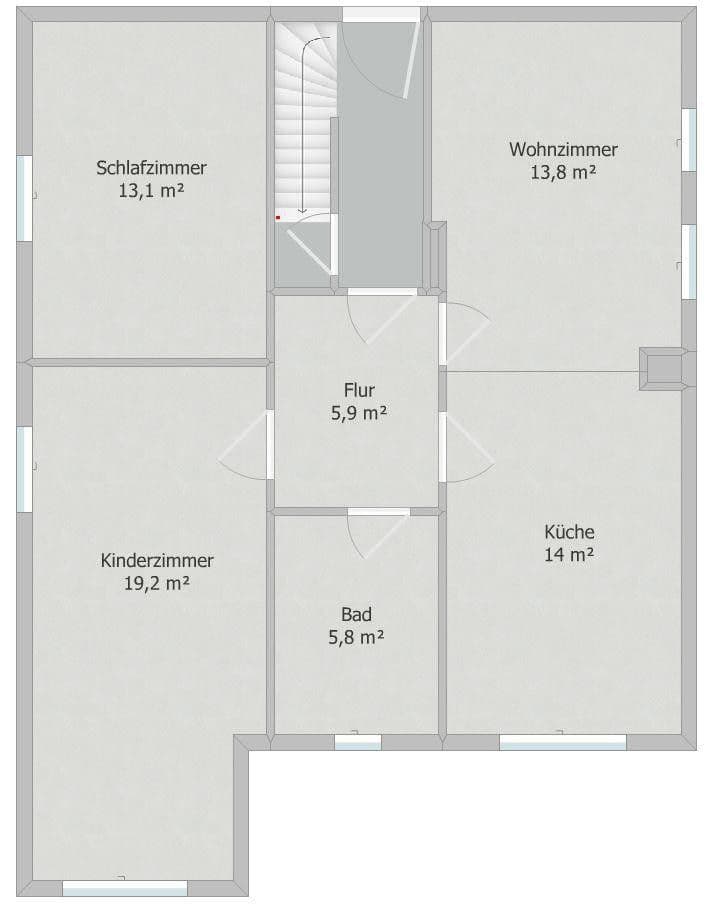 Pronájem domu 166 m², pozemek 229 m², Rathausstraße 33, Giesen, Dolní Sasko Pronájem domu 166 m², pozemek 229 m², Rathausstraße 33, Giesen, Dolní Sasko