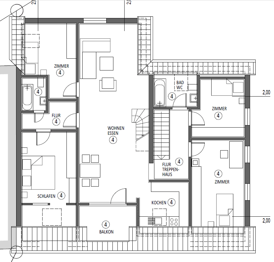 Pronájem bytu 6+1 160 m², Alemannenstraße 29, Schwäbisch Gmünd, Bádensko-Württembersko Pronájem bytu 6+1 160 m², Alemannenstraße 29, Schwäbisch Gmünd, Bádensko-Württembersko
