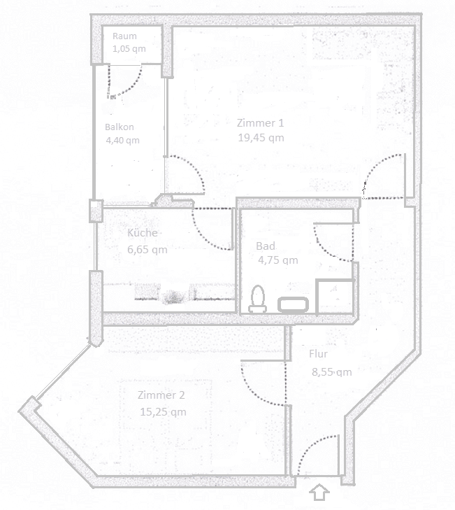 Prodej bytu 2+1 58 m², Kaiser Wilhelm Str., Ludwigshafen am Rhein, Porýní-Falc Prodej bytu 2+1 58 m², Kaiser Wilhelm Str., Ludwigshafen am Rhein, Porýní-Falc