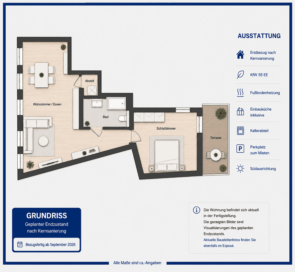 Pronájem bytu 2+1 61 m², Magdalenenstraße 1, Gernsheim, Hessen Pronájem bytu 2+1 61 m², Magdalenenstraße 1, Gernsheim, Hessen