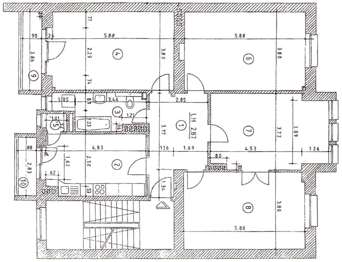 Prodej bytu 4+1 127 m², Düsseldorf, Severní Porýní-Vestfálsko Prodej bytu 4+1 127 m², Düsseldorf, Severní Porýní-Vestfálsko