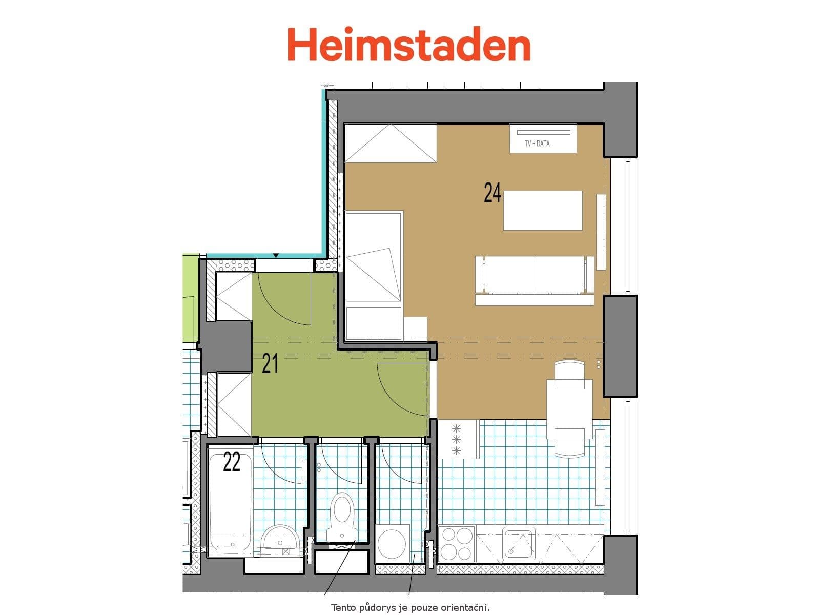 Pronájem bytu 1+kk 31 m², Urxova, Karviná, Moravskoslezský kraj Pronájem bytu 1+kk 31 m², Urxova, Karviná, Moravskoslezský kraj