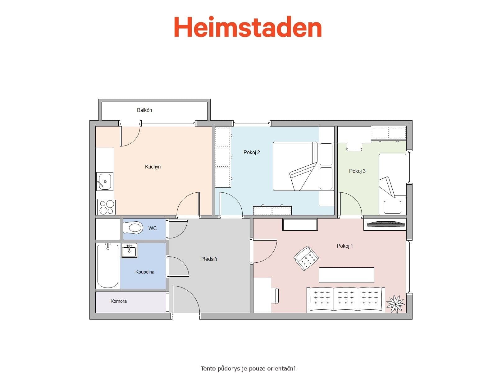 Pronájem bytu 3+1 68 m², Okružní, Orlová, Moravskoslezský kraj Pronájem bytu 3+1 68 m², Okružní, Orlová, Moravskoslezský kraj