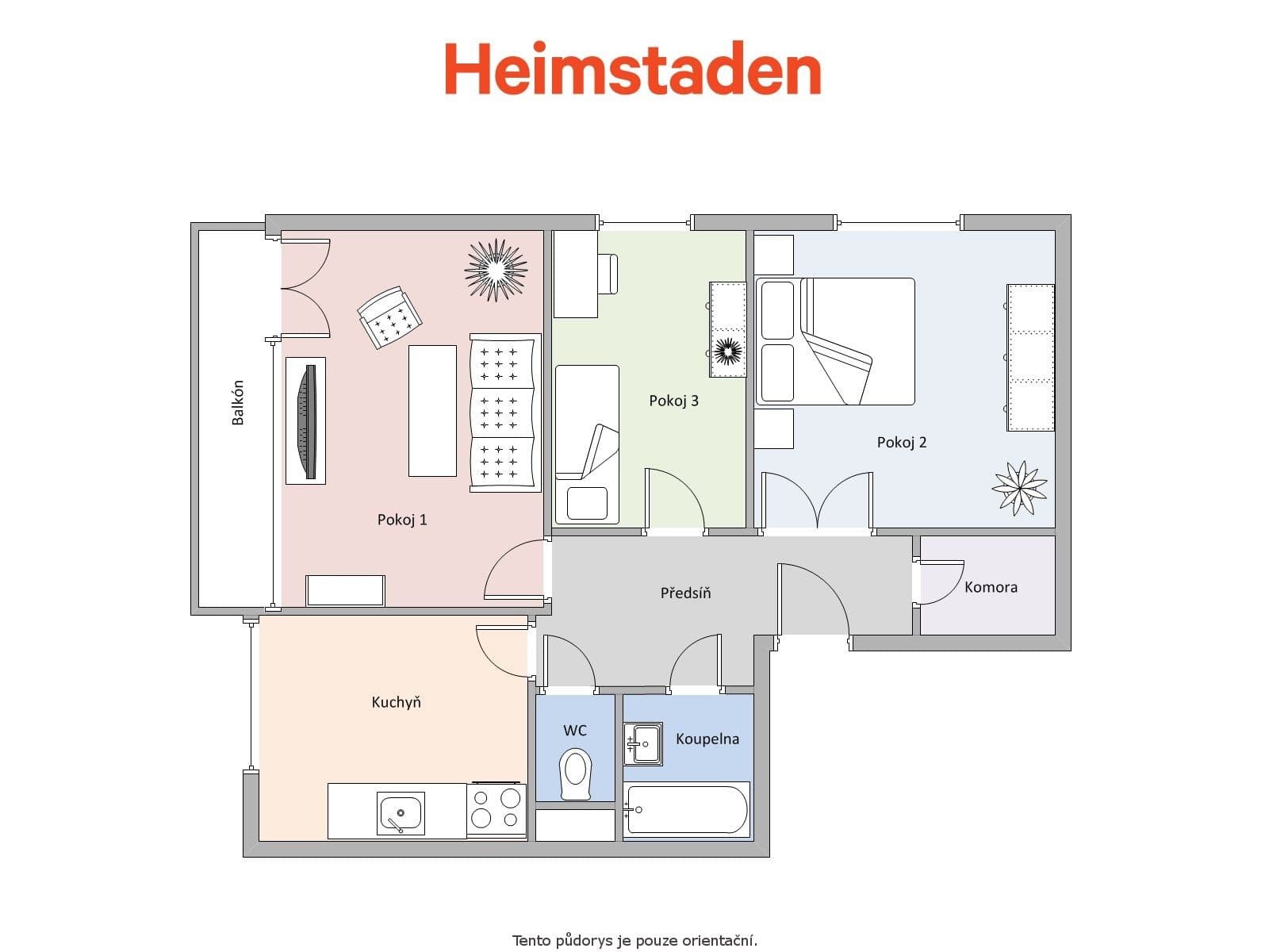 Pronájem bytu 3+1 69 m², Okružní, Orlová, Moravskoslezský kraj Pronájem bytu 3+1 69 m², Okružní, Orlová, Moravskoslezský kraj