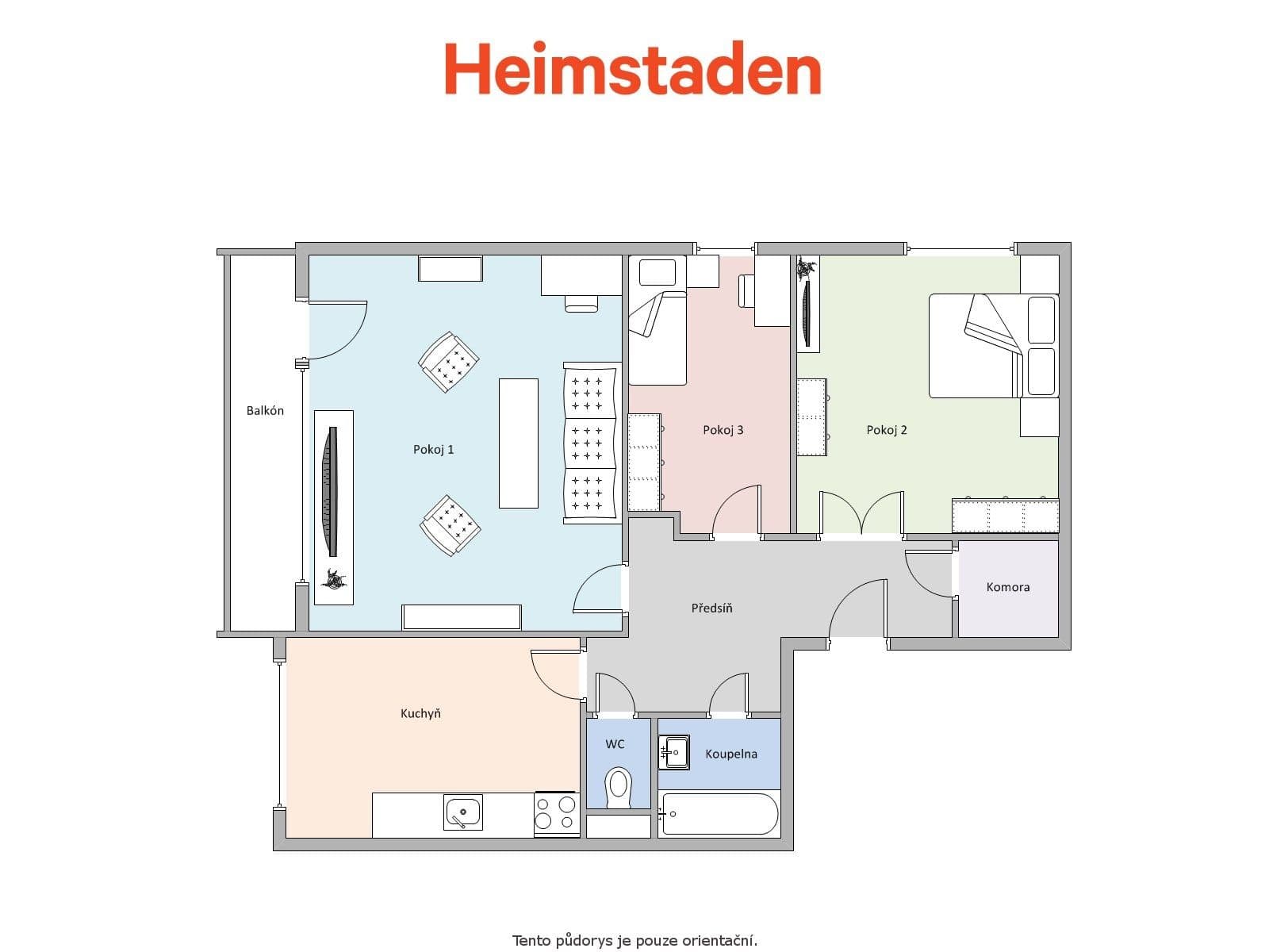 Pronájem bytu 3+1 69 m², Okružní, Orlová, Moravskoslezský kraj Pronájem bytu 3+1 69 m², Okružní, Orlová, Moravskoslezský kraj