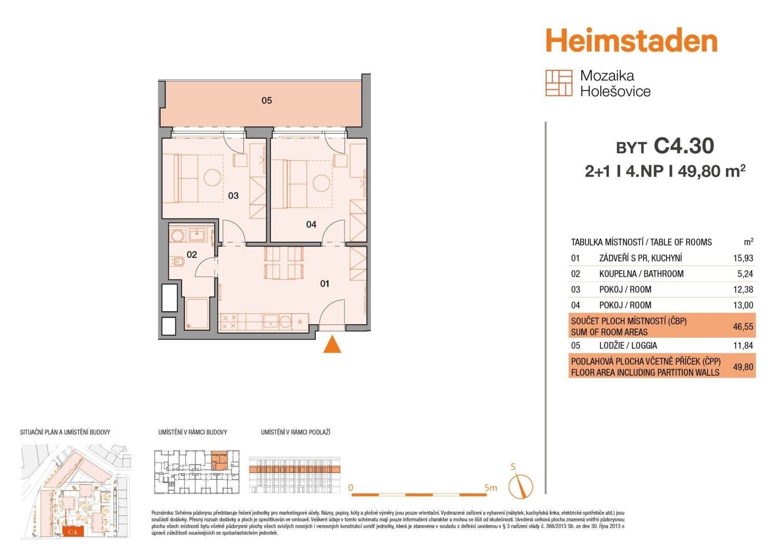 Pronájem bytu 2+1 53 m², Vrbenského, Praha, Praha Pronájem bytu 2+1 53 m², Vrbenského, Praha, Praha