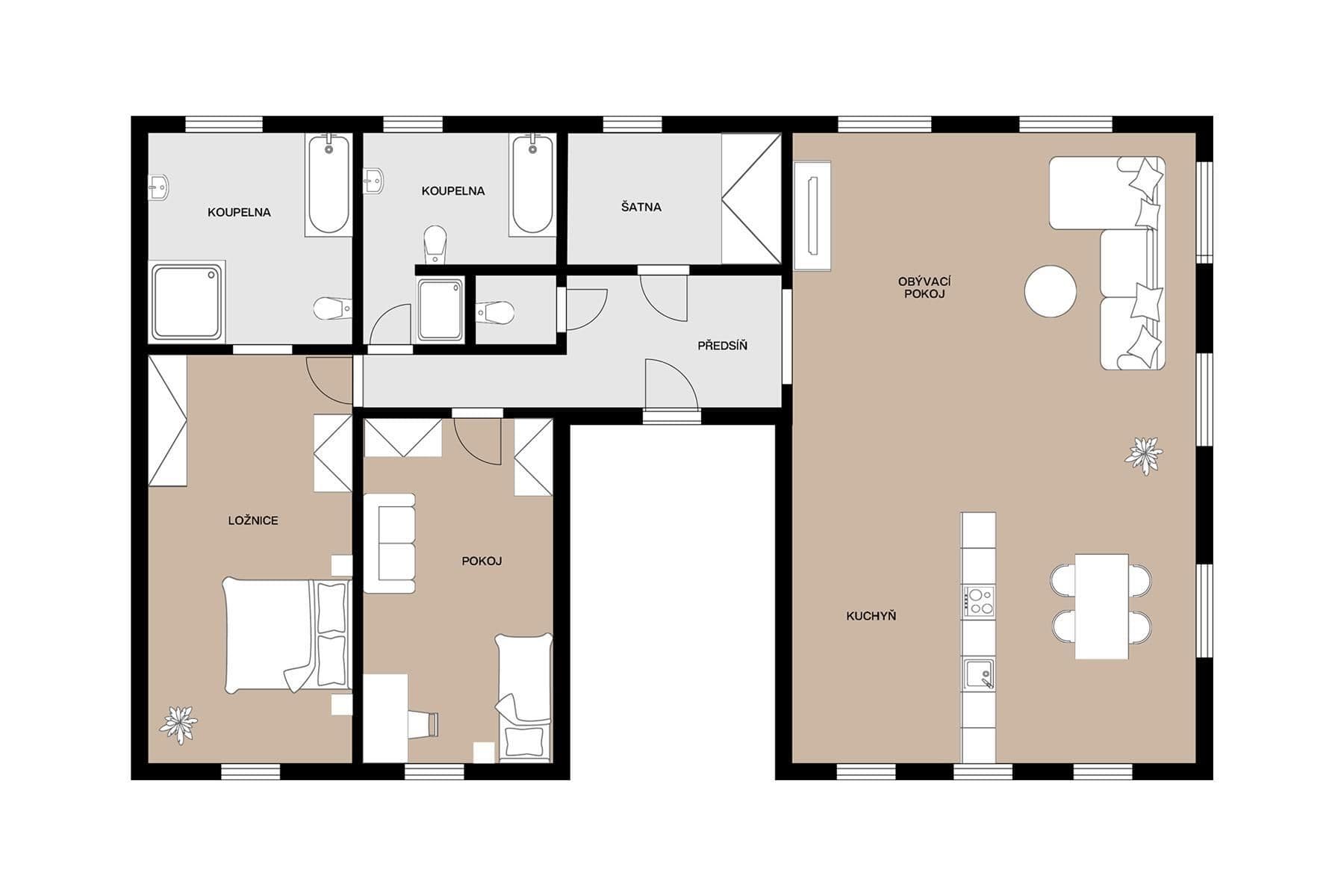 Prodej bytu 3+kk 143 m², Evropská, Praha, Praha Prodej bytu 3+kk 143 m², Evropská, Praha, Praha