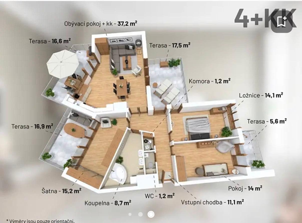 Prodej bytu 4+kk 108 m², Smiřického, Praha, Praha Prodej bytu 4+kk 108 m², Smiřického, Praha, Praha