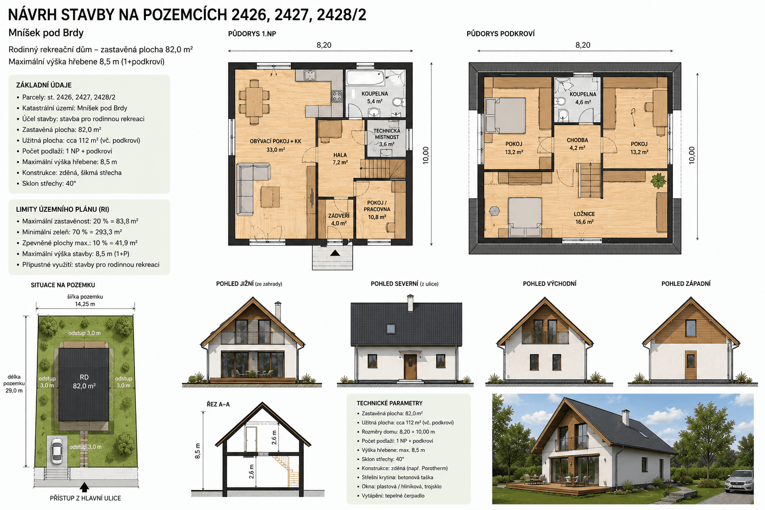 Prodej chaty, chalupy 27 m², pozemek 419 m², Mníšek pod Brdy, Středočeský kraj Prodej chaty, chalupy 27 m², pozemek 419 m², Mníšek pod Brdy, Středočeský kraj