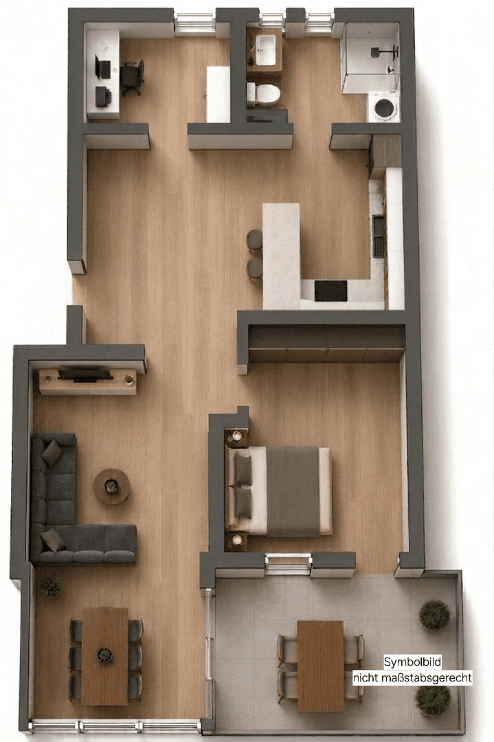 Prodej bytu 3+1 71 m², Sonthofen, Bavorsko Prodej bytu 3+1 71 m², Sonthofen, Bavorsko