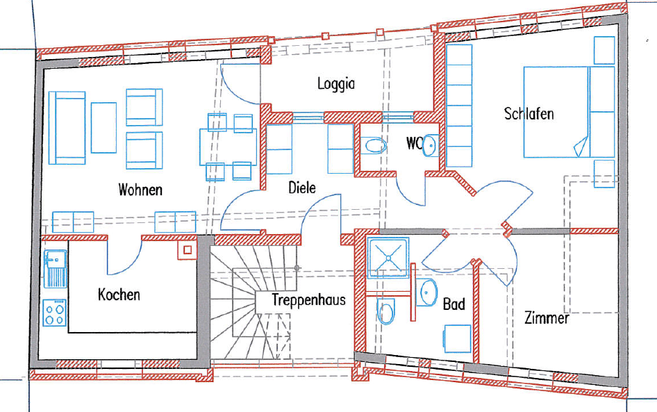 Pronájem bytu 3+1 68 m², Legden, Severní Porýní-Vestfálsko Pronájem bytu 3+1 68 m², Legden, Severní Porýní-Vestfálsko