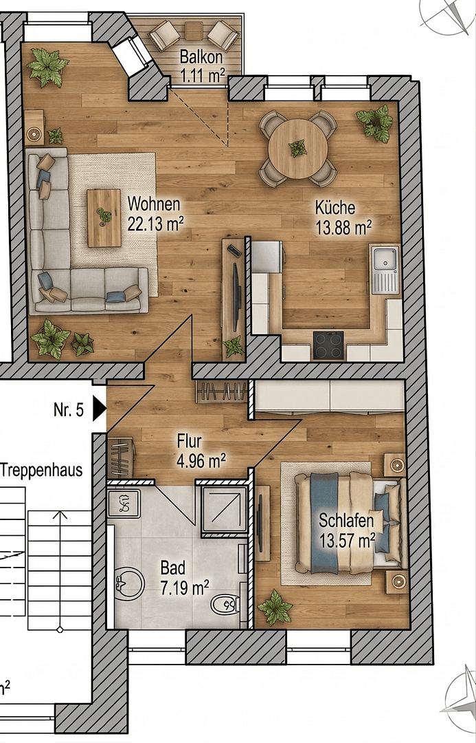 Pronájem bytu 2+1 65 m², Wittenburger Straße 30, Schwerin, Mecklenburg-Vorpommern Pronájem bytu 2+1 65 m², Wittenburger Straße 30, Schwerin, Mecklenburg-Vorpommern